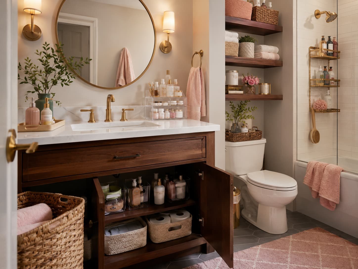 Bathroom organization and storage ideas