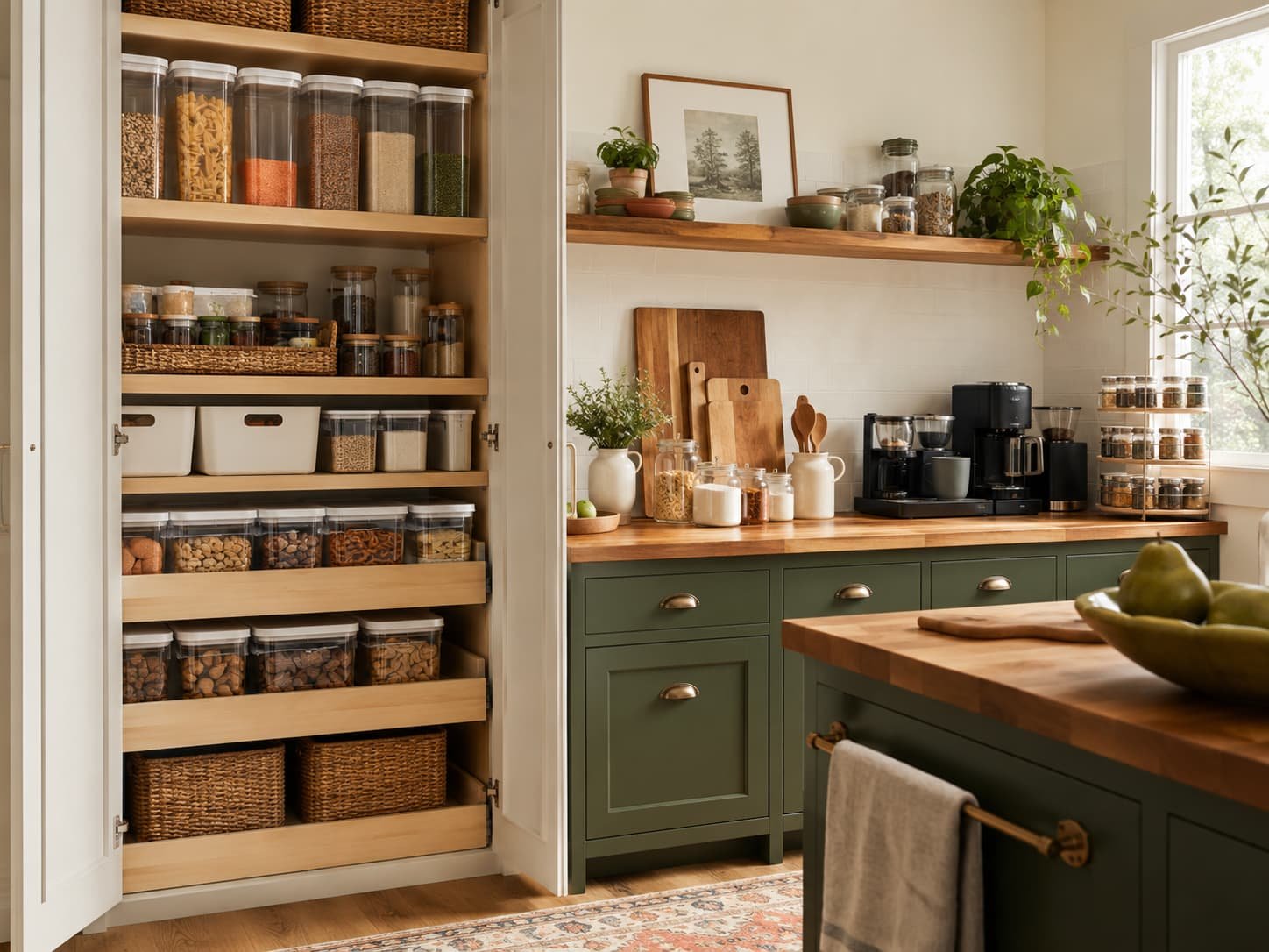 Kitchen organization and pantry storage ideas